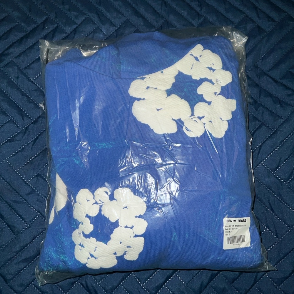 Blue Denim Tears Hoodie Pullover